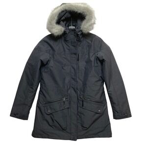 Columbia Parka Jacket Womens Large Gray Interchange Omni-Heat Carson Pass